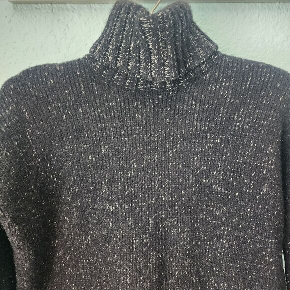 Vince silk and wool blend turtleneck semicrop sweater - Picture 5 of 13